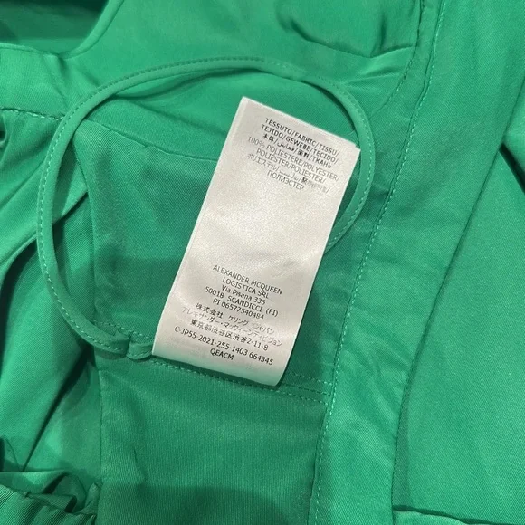 ALEXANDER MCQUEEN RUFFLED
CORSET CROP TOP - Picture 6 of 8